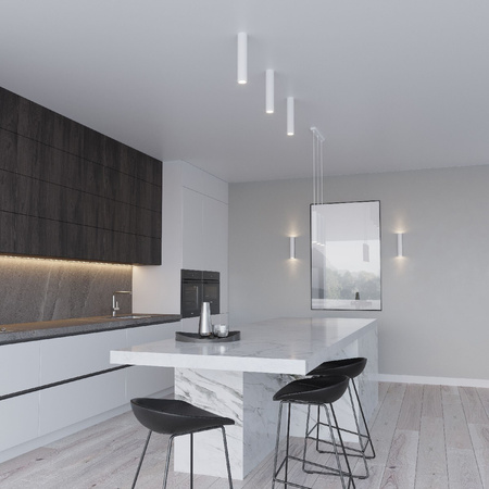 LAGOS 1 GU10 Hängeleuchte Minimalistisch Weiß SOLLUX