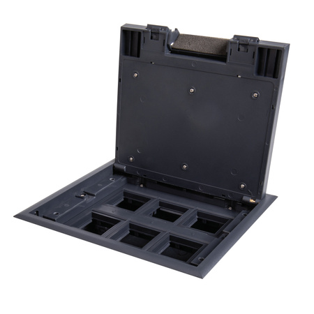 BIURO+ Bodenbox 22,5x24,5cm INOX KANLUX