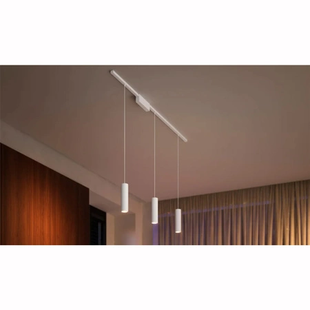 Perifo Lighting Rail Kit 1.5m + 3x LED Pendelleuchte 15.6W CCT RGB Philips HUE Bluetooth Weiß