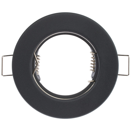 Einbaustrahler GU10, MR16 Einbauspot HALOGEN Runde Fest Graphit Blech LUMILED