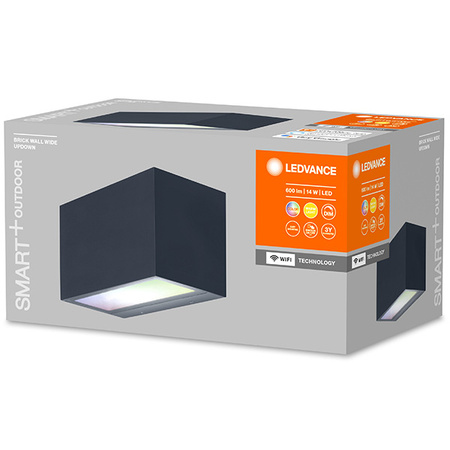 LEDVANCE SMART+ BRICK MULTICOLOR Fassadenwandleuchte 14W 600lm WARME FARBE + RGB