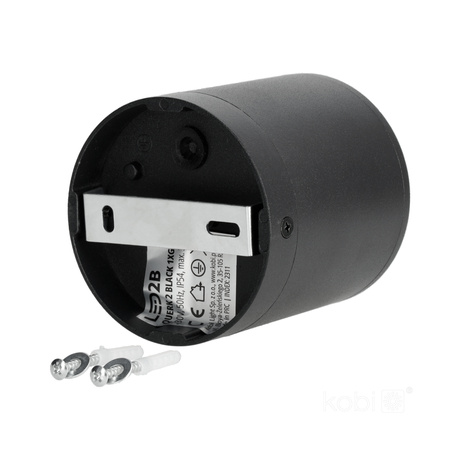 Außenstrahler GU10 Schwarz IP54 Querk Kobi