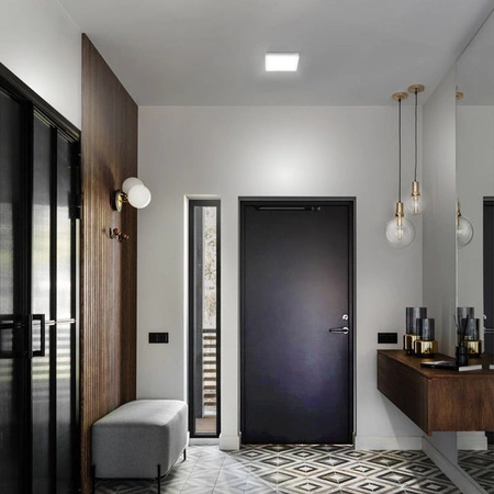 LED-Paneel-Leuchte Aufbauleuchte Plafon 24W 2500lm 4000K Neutralweiß Videx