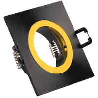 Spot GU10 Schwarz FEBE Sanico Goldlux Einbaustrahler Leuchte