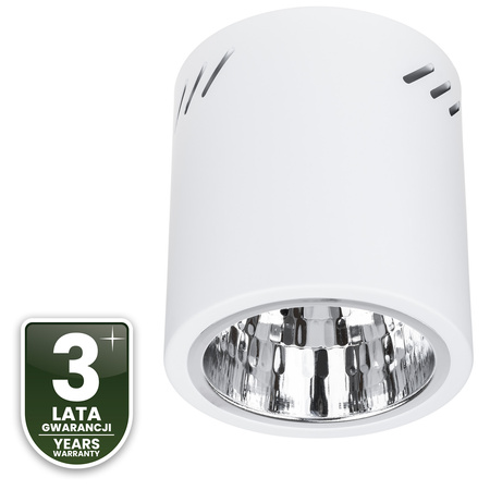 Aufbauleuchte E27, Aufbauspot Runde Tube Weiß Fest APUS 13 LUMILED