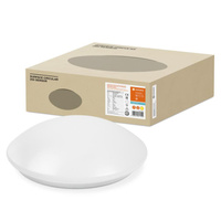 LED Deckenwandleuchte SURFACE CIRCULAR SENSOR 25 cm 13W 920lm 3000K IP44 mit LEDVANCE Bewegungssensor