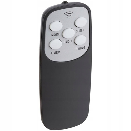 Säulenventilator Röhrenluftzirkulator Standventilator Rot 92 cm 45 W + Fernbedienung