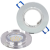 Flush-mounted GU10 Halogen Einbaustrahler Transparent Rund Kobi