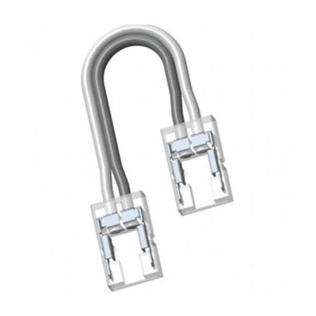 Verbinder für 8 mm COB-LED-Streifen 2-seitig mit Kabel