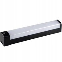 LED Wand- und Deckenleuchte Badezimmerleuchte mit Schalter 15W 4000K IP44 60cm Schwarz KANLUX