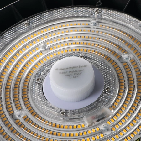 High-Bay LED dimmbare Industrieleuchte 150W 25500lm 4000K Neutral 90° IP65 IK08 Rund Grau HB KANLUX