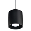 LED-Deckenpendelleuchte ORBIS GU10 Überhang Schwarz SOLLUX