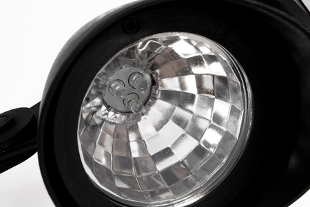 LED Solarbetriebene Gartenlampe Schwarz Gerichtetes OGA Reflektor IP44 6500K LUMILED