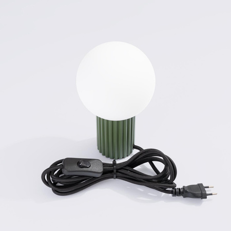 Tischlampe G9 Rund Olive Modern Matt Halo Sollux