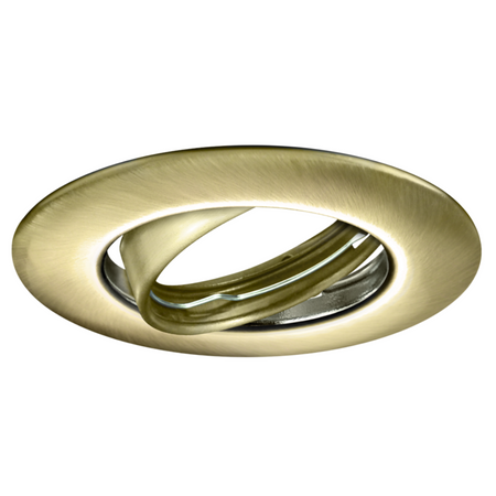 BEWEGLICHE Deckenleuchte OPIN GOLDLUX (Polux) RUNDES METALL PATINA