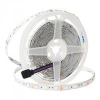 LED-Streifen SMD 5050 14.4W/m 60LED/m 12V Mehrfarbig RGB IP63 Rolle 5m Ecolight