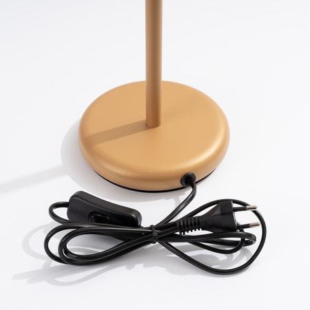 Schreibtisch Stehend Nacht Tischlampe GU10 Gold Carbon Deep Space SL.1567 Sollux