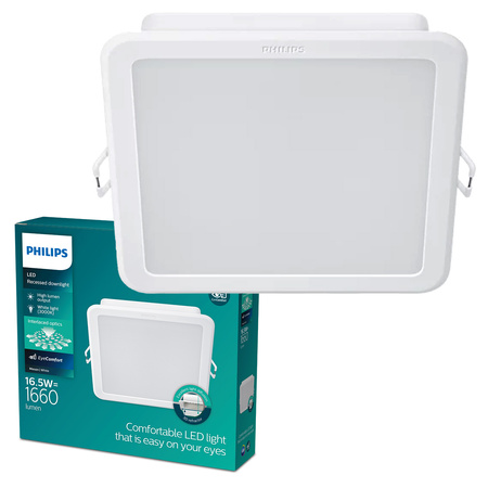 LED-Panel LED-Einbauleuchte 16.5W 1200lm 3000K Weiß Meson Philips