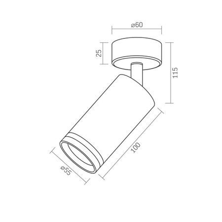 Wandleuchte Wandleuchte 1x GU10 Weiß MARTIN Videx