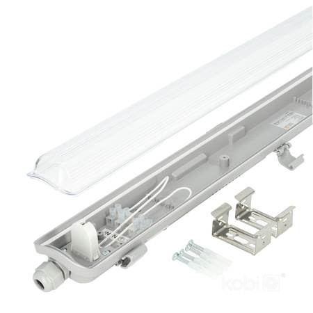 G13 IP65 Grau Hermetische LED-Leuchtstofflampe Kobi