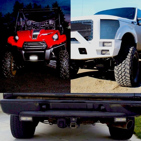 Arbeitslampe 120W LED-Halogen-Suchscheinwerfer 40 Dioden 10-30V DC Offroad IP67