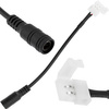 DC-Stromstecker mit Kabel und Schnappverschluss Einbau 2.1/5.5mm 15 cm LUMILED