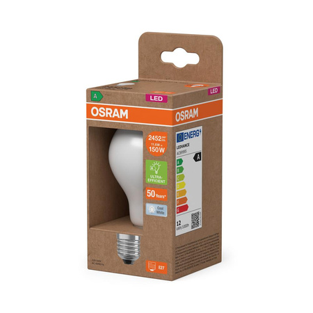 LED-Lampe A70 E27 11.6W = 150W 2452lm 4000K Neutral 330° Glühfaden CLASSIC ENERGY EFFICIENCY Osram