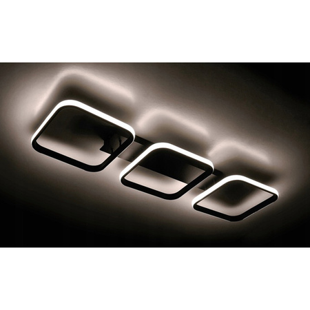 LED Kronleuchter Deckenleuchte 33W NEBULA CANIS Schwarz