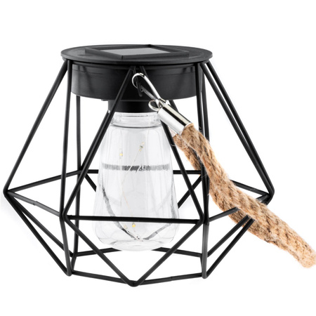 LED Solar Hängelampe Outdoor Gartenlaterne 3000K IP44 Dämmerungssensor