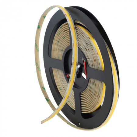 LED-Streifen COB 9W/m 990lm/m 480LED/m 12V 6000K Kalt CRI90 IP67 Rolle 5m Ecolight