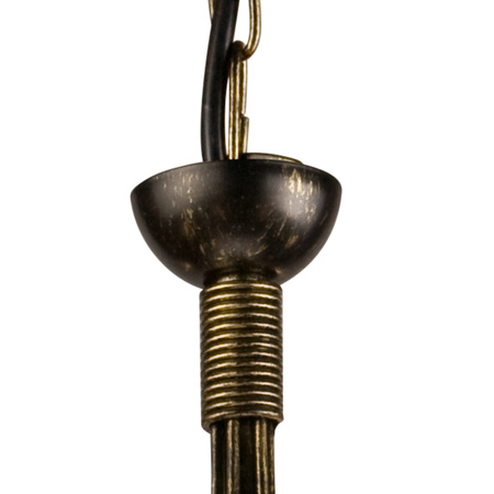 DONATO Hängelampe 6xE14 Kronleuchter Schwarz Klassisch LM-6.29 Lamkur