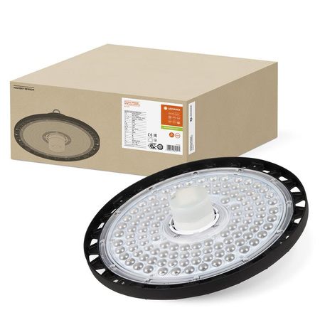 LED-Industrieleuchte 147W 22000lm 4000K Neutral mit Dämmerungssensor Schwarz IP65 IK08 High Bay Gen 4 Ledvance