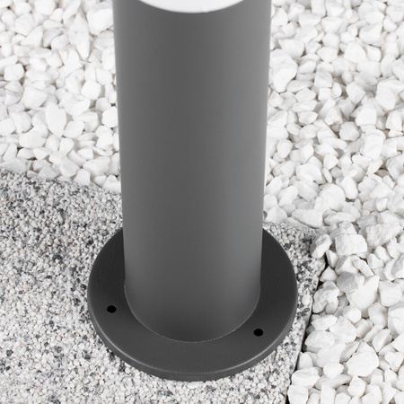 LED-Gartenleuchte E27 OSLO TUBA GOLDLUX (Polux) LOW GRAY 45cm