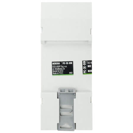 Programator Czasowy Włącznik Wyłącznik LCD Cyfrowy Harmonogram 7 Dni PC-3E-DIN Ecolight