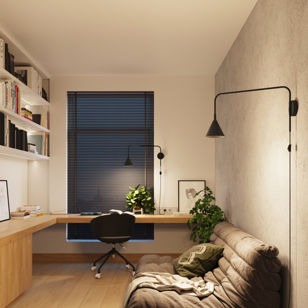 Wandleuchte Wandleuchte E14 Schwarz NOX Crimson SL.1697 Sollux