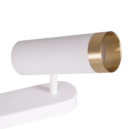 Wand- und Deckenstrahler Leuchte 2x GU10 Weißgold FADO Sanico Goldlux