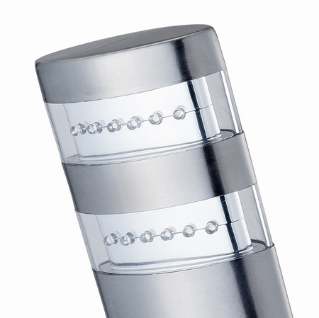 Gartenleuchte Wandleuchte MALTA LED 2,4W Diagonal Chrom Volteno