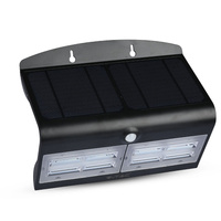 LED 6,8W Solar-Wandleuchte 4000 K mit Bewegungssensor Schwarz VT-767 V-TAC