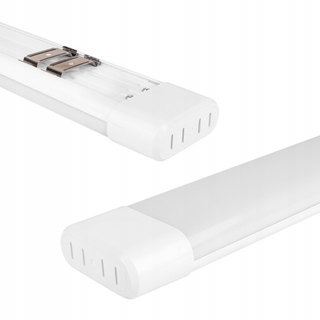 LED-Langfeldleuchte 54W 5820lm 4000K Neutral 120° Weiß Flat Masterled