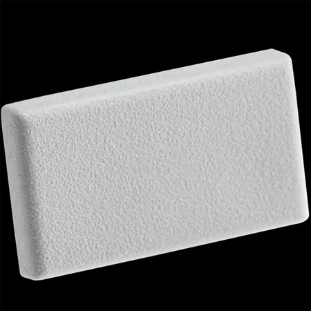 Endkappe für Aufputzprofil KM35, voll Kunststoff Grau LUMILED