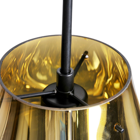 KIMBERLY GOLD Glas Deckenhängelampe 1xE27 GOLDLUX (Polux)