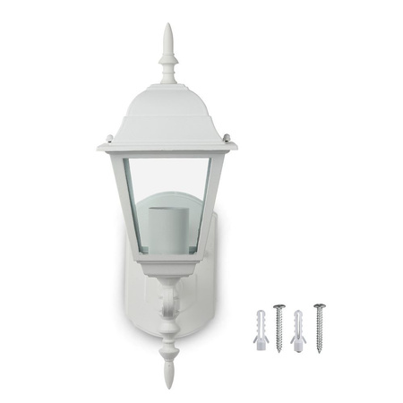 Gartenlampe E27 Wandlampe klein mattweiß VT-760 V-TAC