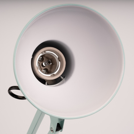 Schreibtisch Zeichnung Tischlampe E27 TOBI Pastellblau Lumiled + Countertop Halterung