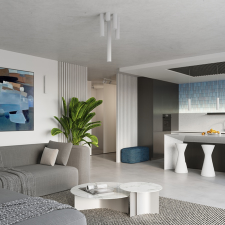 Decke Hängelampe Tuba Spot 3x GU10 Weiß Carbon Deep Space SL.1537 Sollux