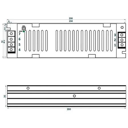 Modulares LED-Netzteil 12V 150W 12,5A ADLS-150-12 ADLER
