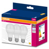 3x LED Lampe E27 A60 19W = 150W 2452lm 6500K Kalt 200° OSRAM VALUE