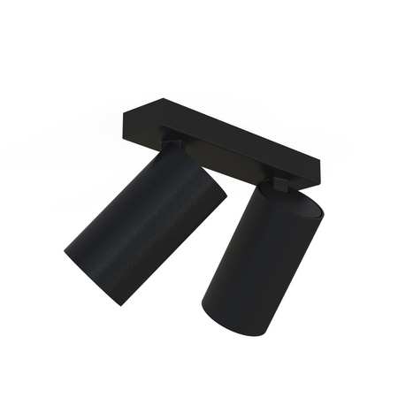 MONO II 7766 Nowodvorski Schwarz-Gold Deckenleuchte 2xGU10 Anbaustrahler Reflektor Modern