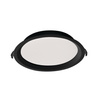 LED-Einbauleuchte 29.4W 3260lm 3500K Warm CRI90 90° Rund Schwarz TIBERI Kanlux