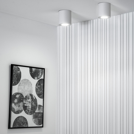 Aufbauleuchte HALOGEN Spot Röhre Fest EGIO GU10 LUMILED Rund IP44 Weiß 83mm