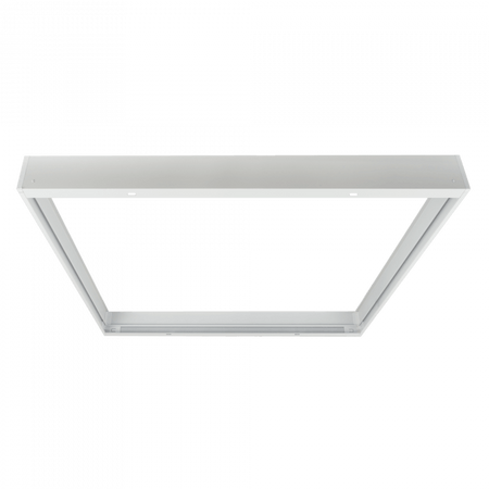 Aufputz-Klemmrahmen für LED-Paneele 60x60 Aluminium 58mm Weiß Ecolight